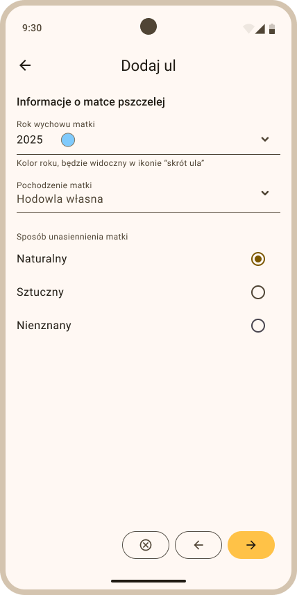 Dodawanie ula - informacje o matce pszczelej