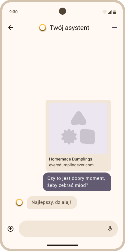 Zakładka Twój asystent - przykładowe pytanie ze zdjęciem