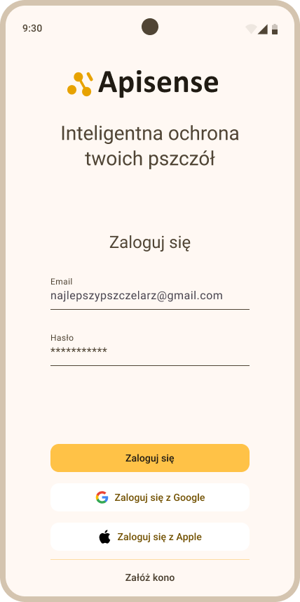 Logowanie do Systemu Apisense Pro AI